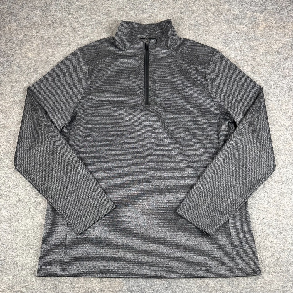 Vineyard Vines On The Go OTG Sankaty Quarter 1/4 Zip Shirt Gray Mens Medium M